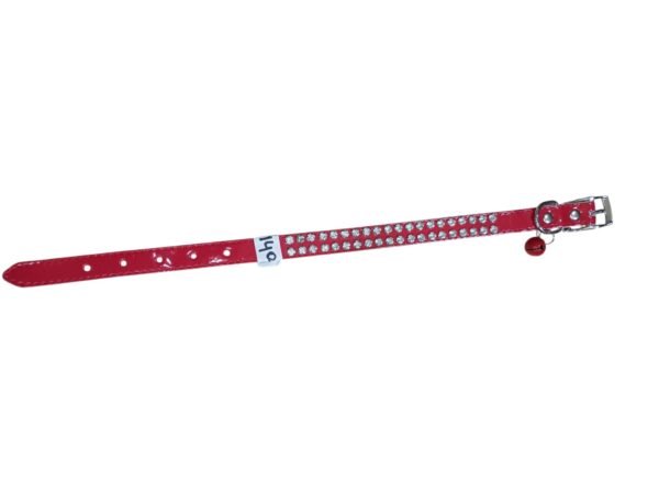 COLLAR CUERINA DOBLE STRASS