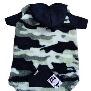 BUZO POLAR CON CAPUCHA CAMUFLADO